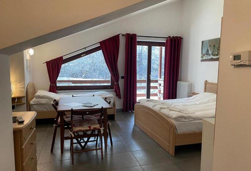 חדר סטודיו סטנדרד, Residence Le Marmotte