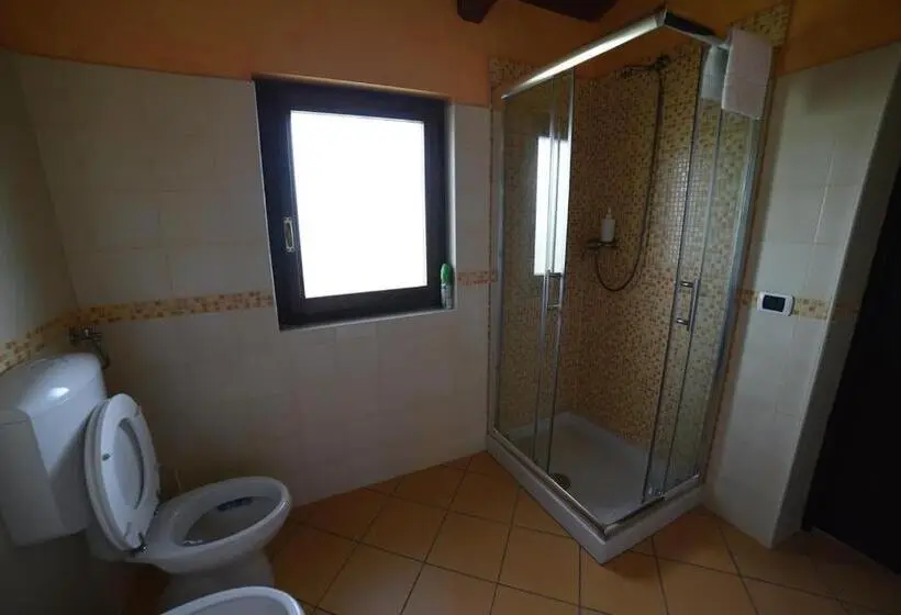 オーシャンビューデラックスルームバルコニー付き, Agriturismo  La Valle Degli Ulivi