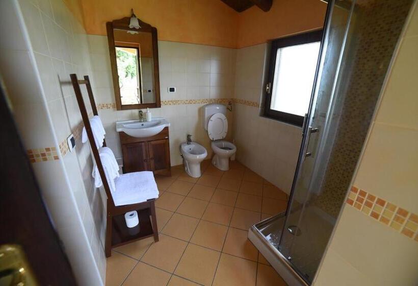 חדר דלוקס עם מרפסת נוף לים, Agriturismo  La Valle Degli Ulivi