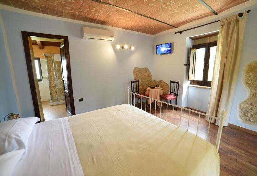 חדר דלוקס עם מרפסת נוף לים, Agriturismo  La Valle Degli Ulivi