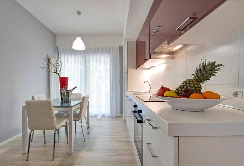 テラス付き1ベッドルームアパートメント, Residence Armony