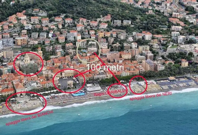 آپارتمان 1 خوابه با چشم‌انداز دریا, Residence Olivotti