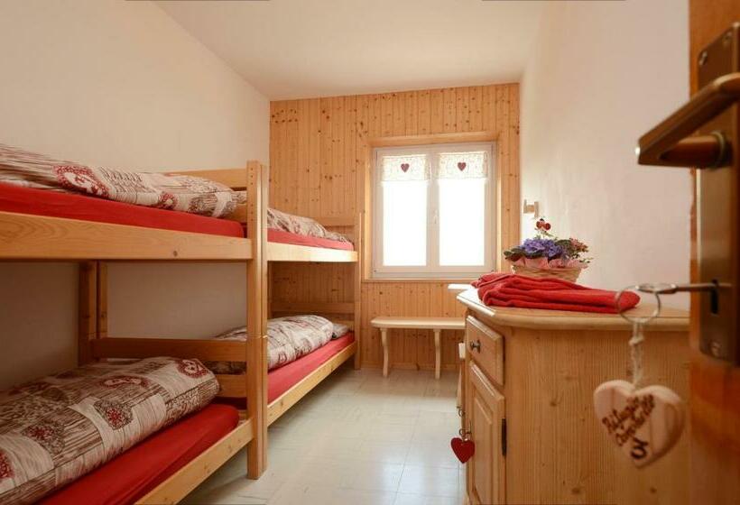 Standard Neljän Hengen Huone Jaettu Kylpyhuone, Rifugio Fronza Alle Coronelle Kölner Hütte