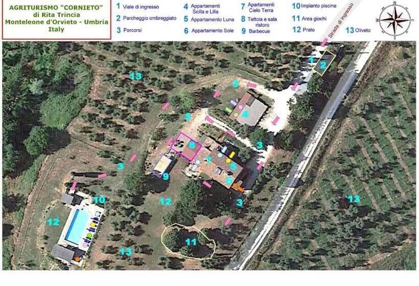 חדר סטודיו סטנדרד, Agriturismo Cornieto