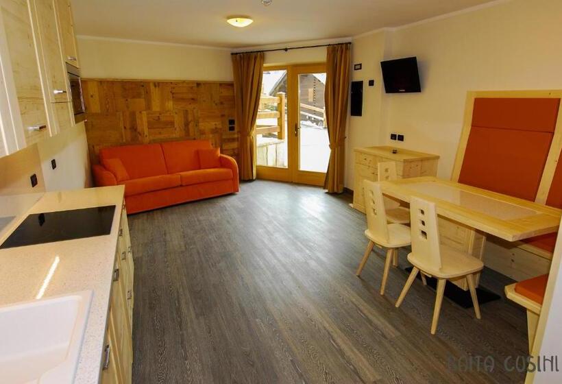 ２ベッドルームデラックスアパートメント, Residence Baita Cusini