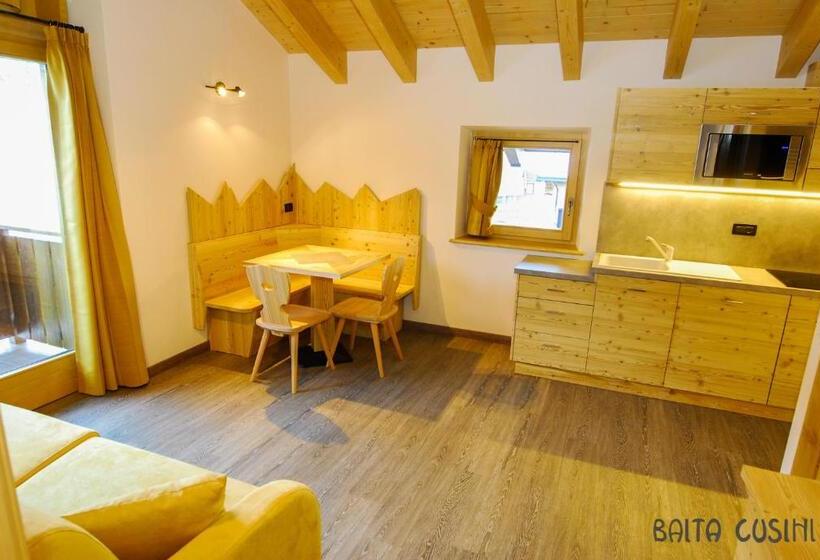 １ベッドルームのスーペリアアパートメント, Residence Baita Cusini