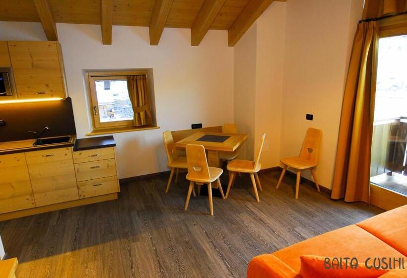 １ベッドルームのデラックスアパートメント, Residence Baita Cusini
