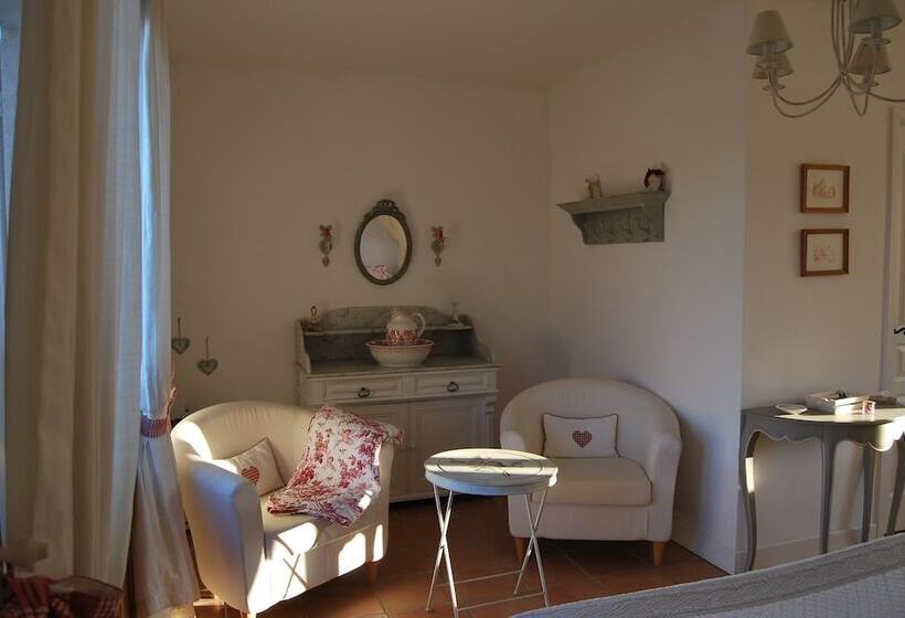 غرفة قياسية مزوَّدة بتراس, Le Clos Lascazes Maison D Hôtes