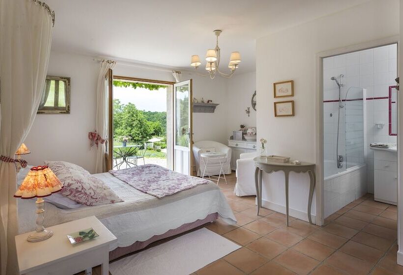 Номер Стандарт с Террасой, Le Clos Lascazes Maison D Hôtes
