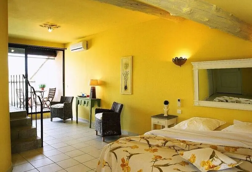テラス付きスタンダードルーム, Chambres Du Vieux Bistrot