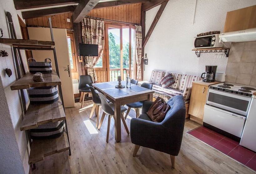 침실 1개 아파트, Résidence La Cour