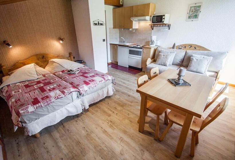 침실 1개 아파트, Résidence La Cour