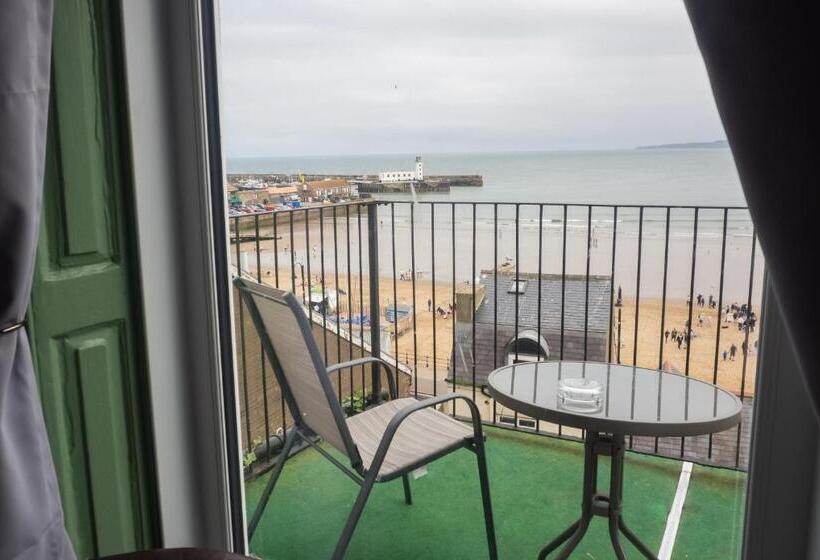 豪华海景房带阳台, The Mariners  House Scarborough