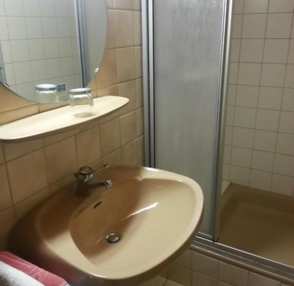 Quarto Estandar Individual com Sacada, Pension Bergblick