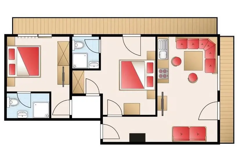 Appartamento 1 Camera da Letto, Pension Vendel