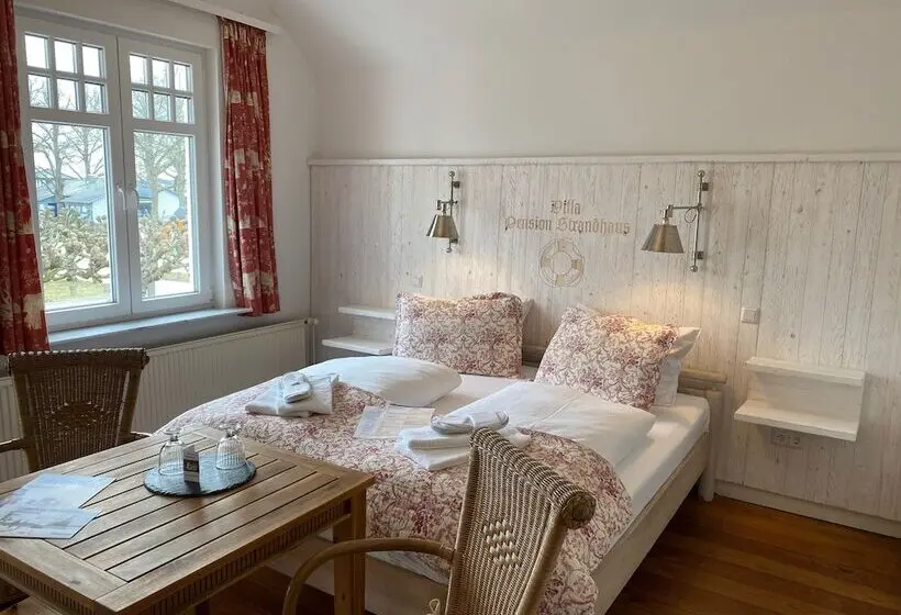 オーシャンビュースタンダードルームバルコニー付き, Villa Pension Strandhaus Adults Only