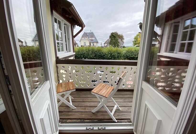 غرفة قياسية مطلّة علي البحر مزوَّدة بشُرفة, Villa Pension Strandhaus   Adults Only