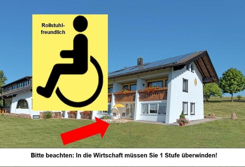 庭の見える１ベッドルームアパートメント, Landgasthaus Sonne