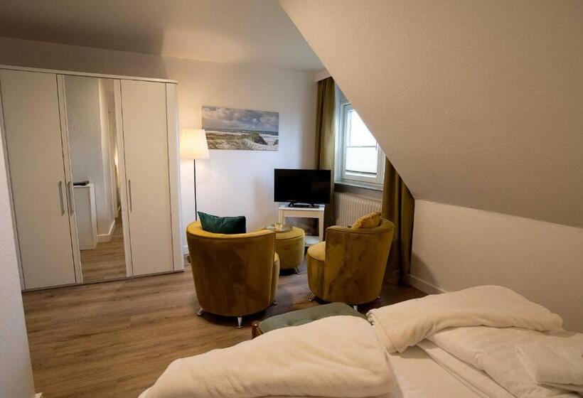 חדר סטנדרט נוף לגינה, Pension Luuward 3 Sterne