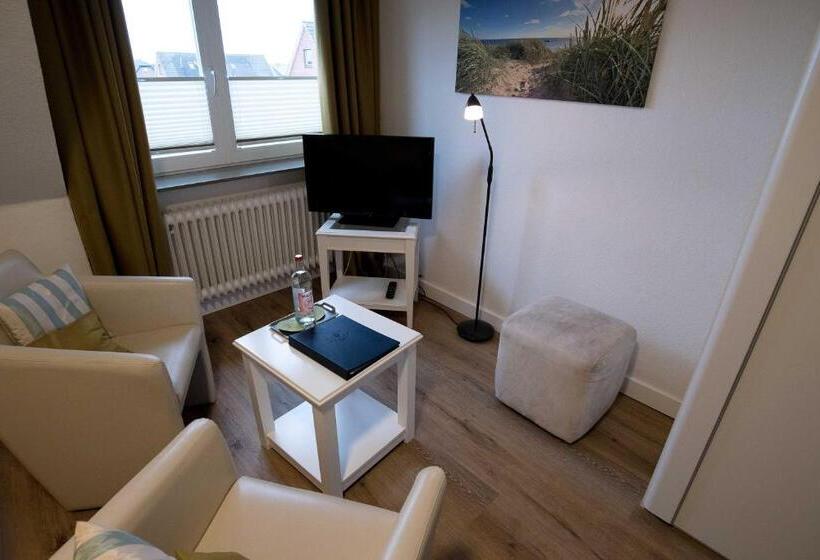 חדר סטנדרט נוף לגינה, Pension Luuward 3 Sterne