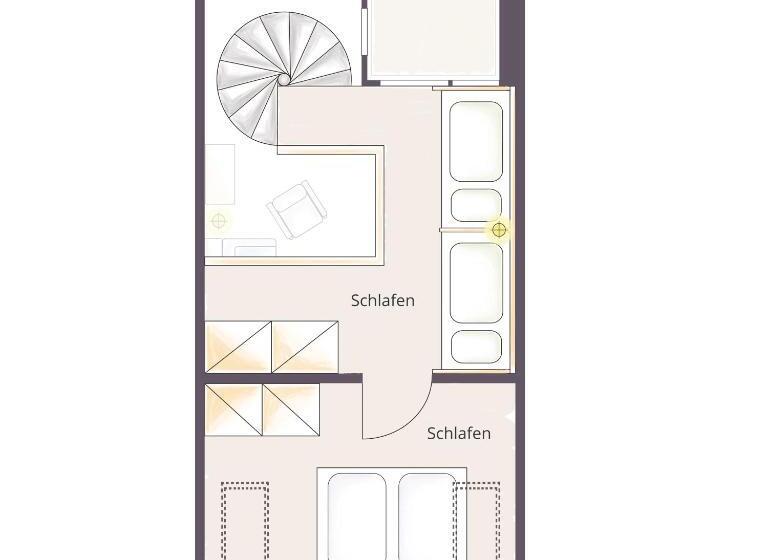 复式房间, Rügener Ferienhäuser Am Hochufer