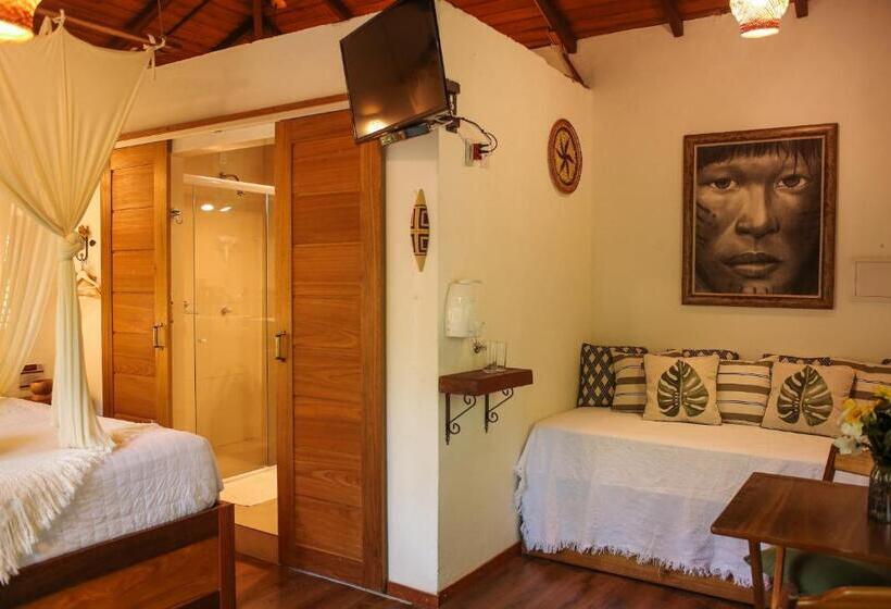 Suite met Kingsize Bed, Villa Arumã Pousada