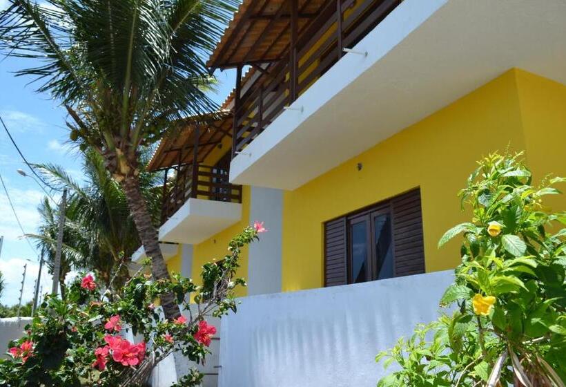 家庭间侧面带海景, Pousada Brisa Marine