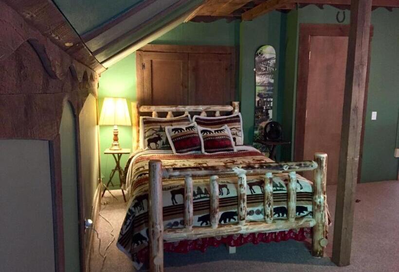 غرفة ديلوكس سرير كينج, Grunberg Haus Inn & Cabins