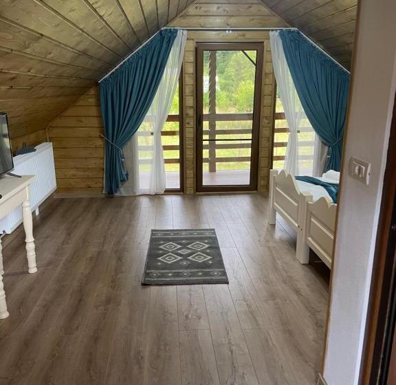 غرفة ديلوكس مطلة على الجبل, Pensiunea Gaiu