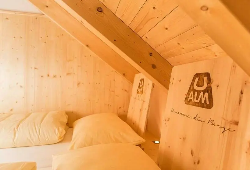 浴室共有スタンダード4人用ルーム, Ualm Untermarkter Alm