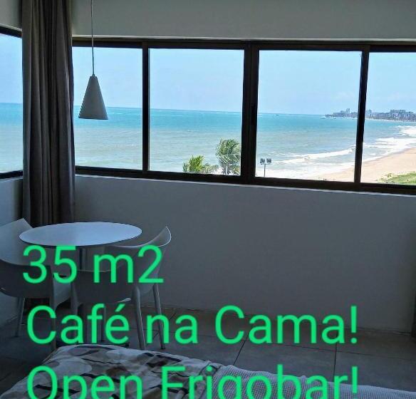 オーシャンビュースイート, Flat Em Hotel De Luxo Beira Mar Da Grife Ritz Suítes Com Vista Ampla Para Todo O Mar Da Cruz Das Alm