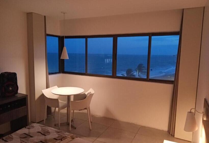 سوییت با چشم‌انداز دریا, Flat Em Hotel De Luxo Beira Mar Da Grife Ritz Suítes Com Vista Ampla Para Todo O Mar Da Cruz Das Alm