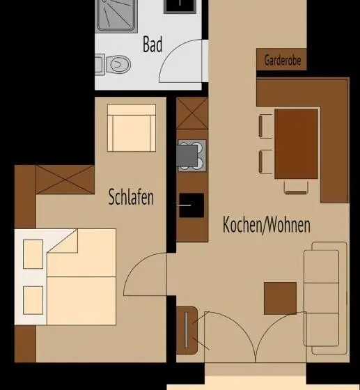 آپارتمان 1 خوابه, Schrannenhof