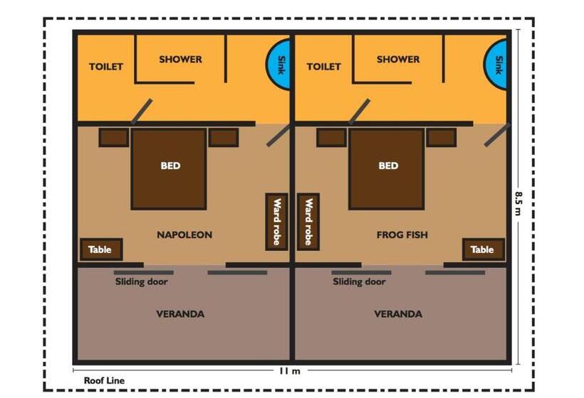 اتاق لوکس, Lumbalumba Resort   Manado