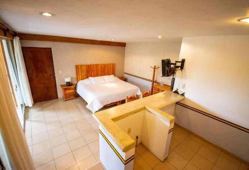 バルコニー付きデラックスルーム, La Pirámide Del Tepozteco