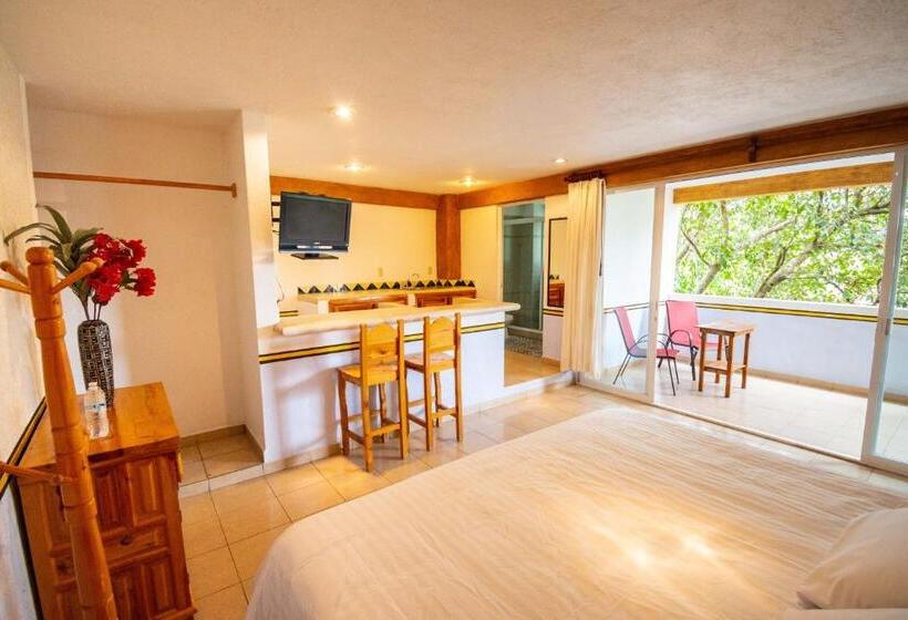 バルコニー付きデラックスルーム, La Pirámide Del Tepozteco