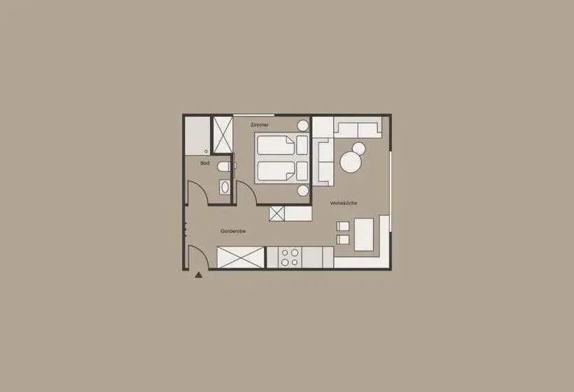 آپارتمان راحتی 1 خوابه, Apart Pension Bergland