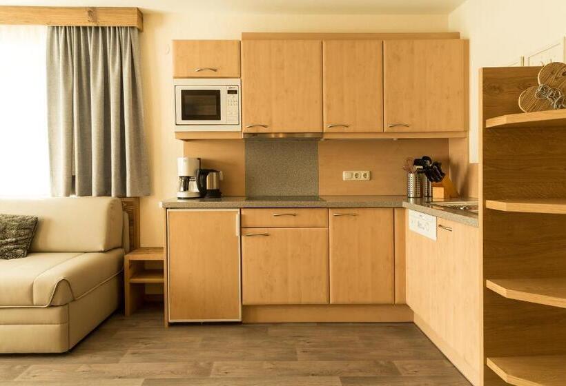 バルコニー付き1ベッドルームアパートメント, Apart Pension Bergland