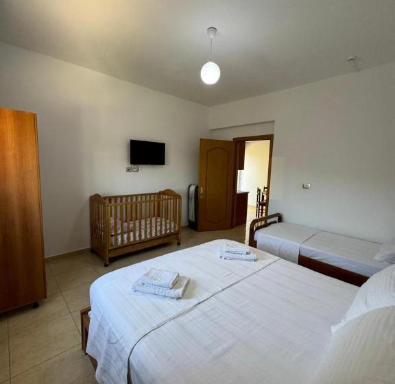 Quarto Quadruple Standart com Varanda, Aleksander Apart