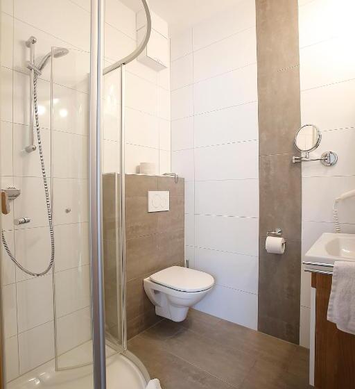 带阳台的标准单人间, Seecamping & Pension Mentl