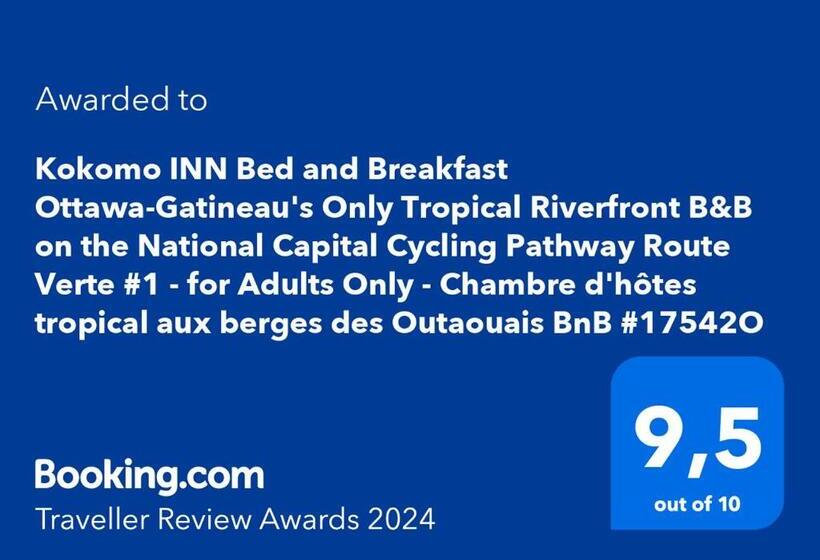 استودیوی لوکس, Kokomo Inn Bed And Breakfast Ottawa Gatineau S Only Tropical Riverfront B&b On The National Capital