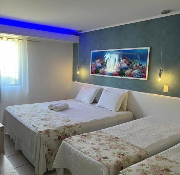 اتاق استاندارد چهار تخته, Pousada Palmeira Imperial