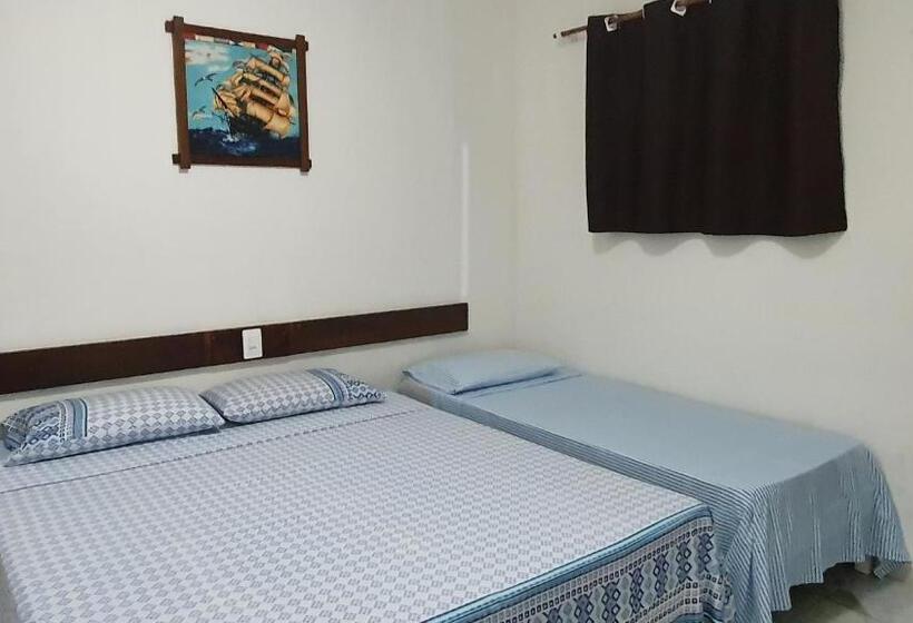 חדר סטנדרט לשלושה עם מרפסת, Pousada Sol Nascente