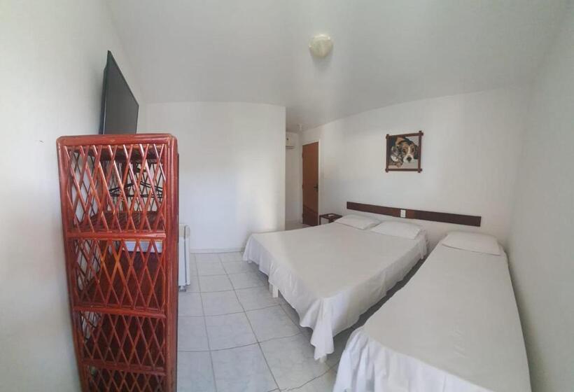 חדר סטנדרט לשלושה עם מרפסת, Pousada Sol Nascente