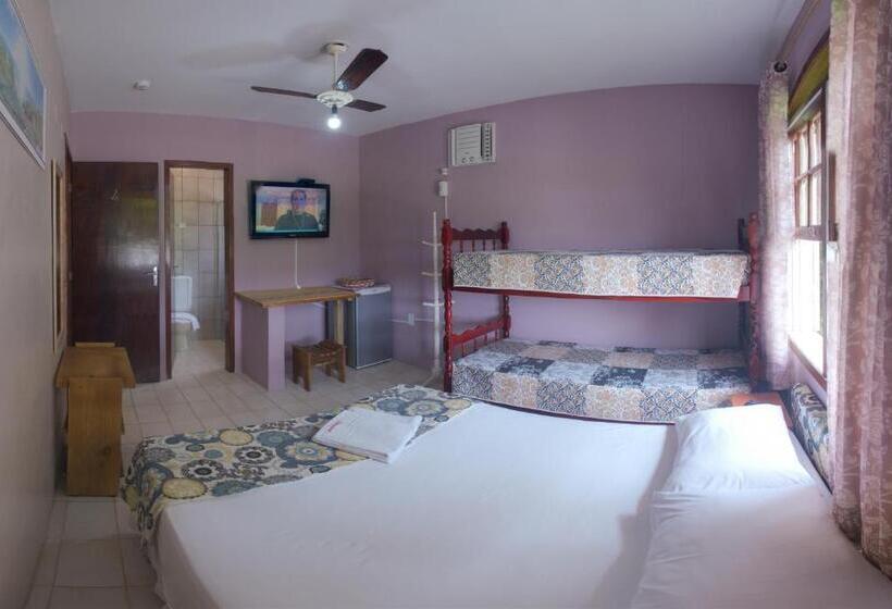 اتاق استاندارد چهار تخته, Pousada Do Sol Garopaba