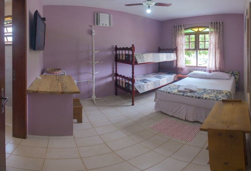 اتاق استاندارد چهار تخته, Pousada Do Sol Garopaba