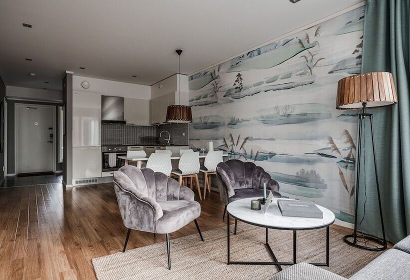 اتاق استاندارد با بالکن, Engeltofta Sea Lodge