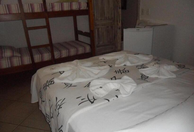 Economy Vierpersoonskamer, Pousada La Lampara