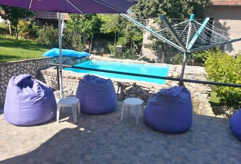 إستديو قياسى مطل على حمام السباحة, Guest House Bedrock