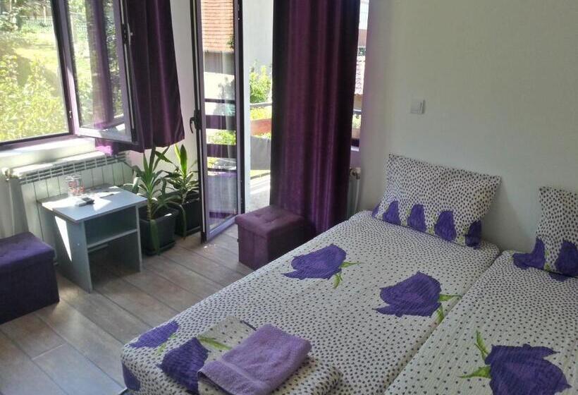 غرفة قياسية مزوَّدة بشُرفة, Guest House Bedrock